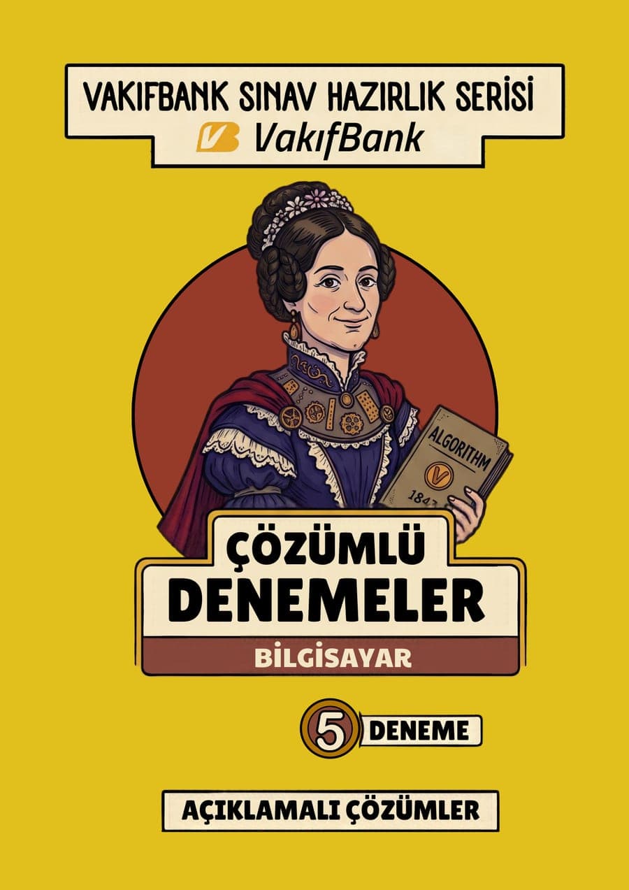 VakıfBank Bilgisayar Çözümlü Denemeler, 5 deneme kapak görseli