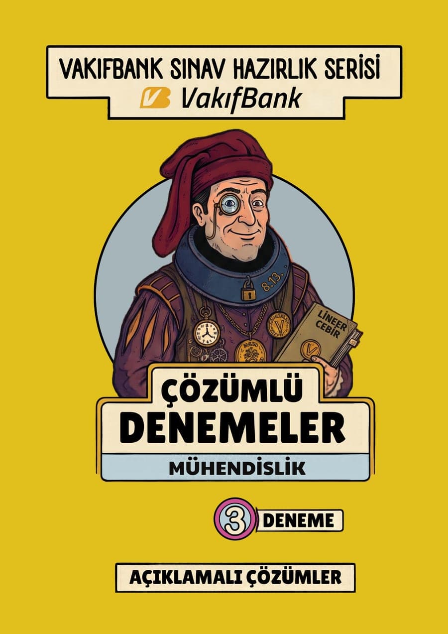 VakıfBank Mühendislik Çözümlü Denemeler, 3 deneme kapak görseli