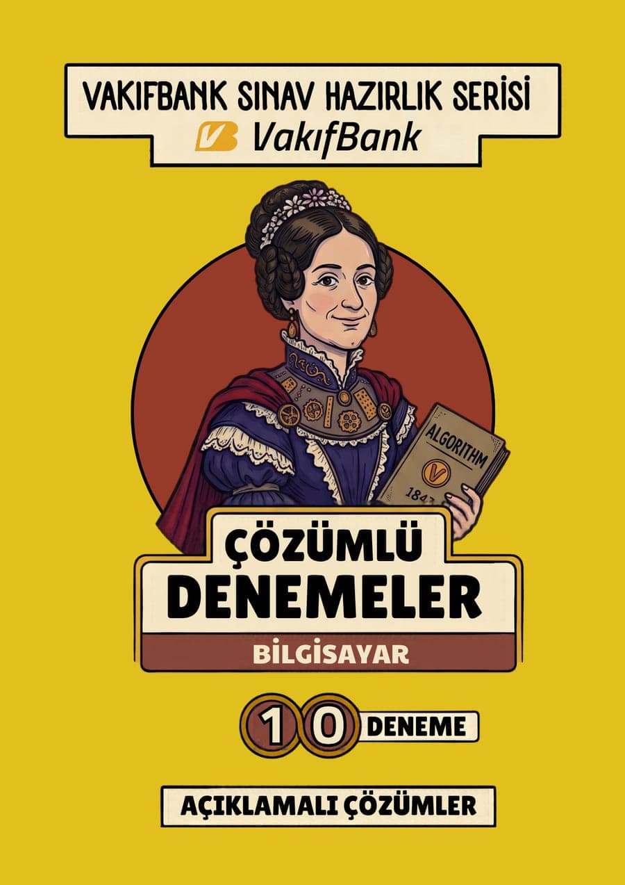 VakıfBank Bilgisayar Çözümlü Denemeler, 10 deneme kapak görseli