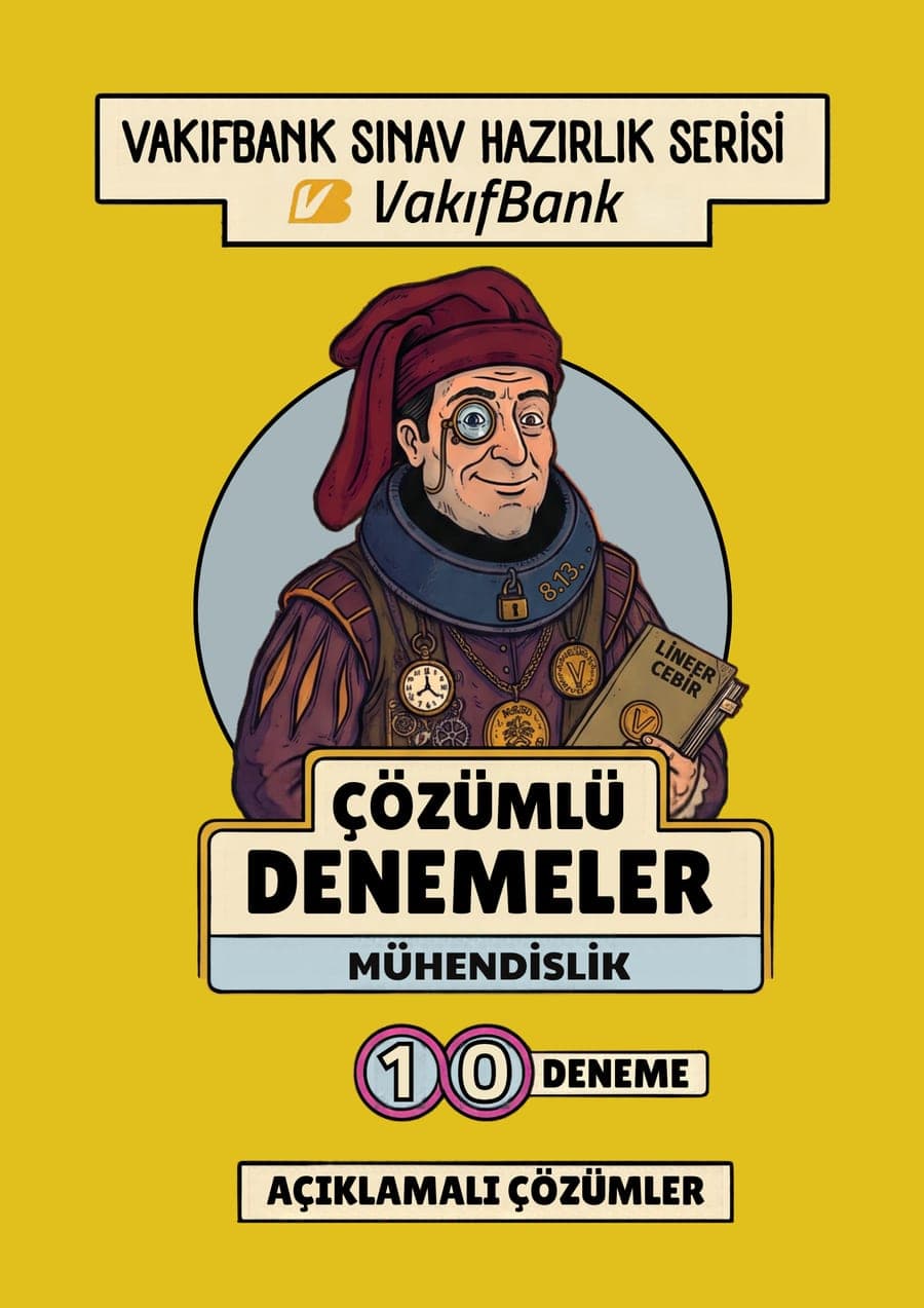 VakıfBank Mühendislik Çözümlü Denemeler, 10 deneme kapak görseli